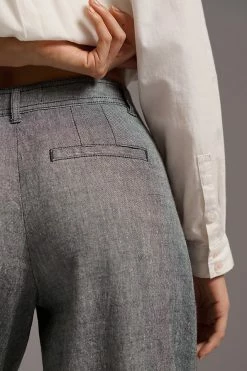 Outlet ???? Anthropologie Linen Low-Rise Wide Leg Pants BLACK ???? 6 Outlet ???? Anthropologie Linen Low-Rise Wide Leg Pants BLACK ???? -PAIGE-shop unnamed file 1490