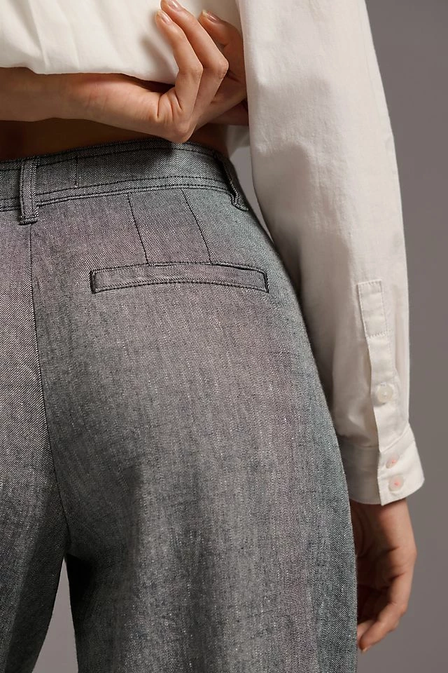 Linen Low-Rise Wide Leg Pants Outlet ???? Anthropologie Linen Low-Rise Wide Leg Pants BLACK ???? -PAIGE-shop unnamed file 1490