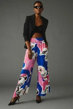 Best Sale ???? Maeve Lisa Sander For Anthropologie Wide-Leg Pants BLUE ???? 4 Best Sale ???? Maeve Lisa Sander For Anthropologie Wide-Leg Pants BLUE ???? -PAIGE-shop unnamed file 1493