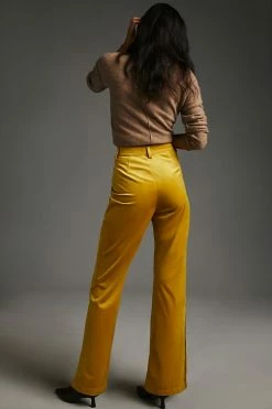 Wholesale ???? Avec Les Filles Split-Front Velvet Pants CHARTREUSE ???? 4 Wholesale ???? Avec Les Filles Split-Front Velvet Pants CHARTREUSE ???? -PAIGE-shop unnamed file 1498