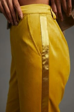 Wholesale ???? Avec Les Filles Split-Front Velvet Pants CHARTREUSE ???? 5 Wholesale ???? Avec Les Filles Split-Front Velvet Pants CHARTREUSE ???? -PAIGE-shop unnamed file 1499
