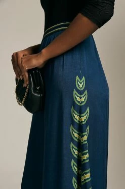 Outlet ???? Farm Rio High-Rise Wide-Leg Pants BLUE MOTIF ???? 5 Outlet ???? Farm Rio High-Rise Wide-Leg Pants BLUE MOTIF ???? -PAIGE-shop unnamed file 1521