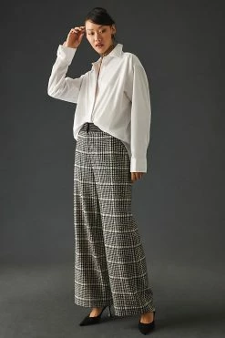 Discount ???? Exquise Plaid Trousers BLACK ???? 6 Discount ???? Exquise Plaid Trousers BLACK ???? -PAIGE-shop unnamed file 1541