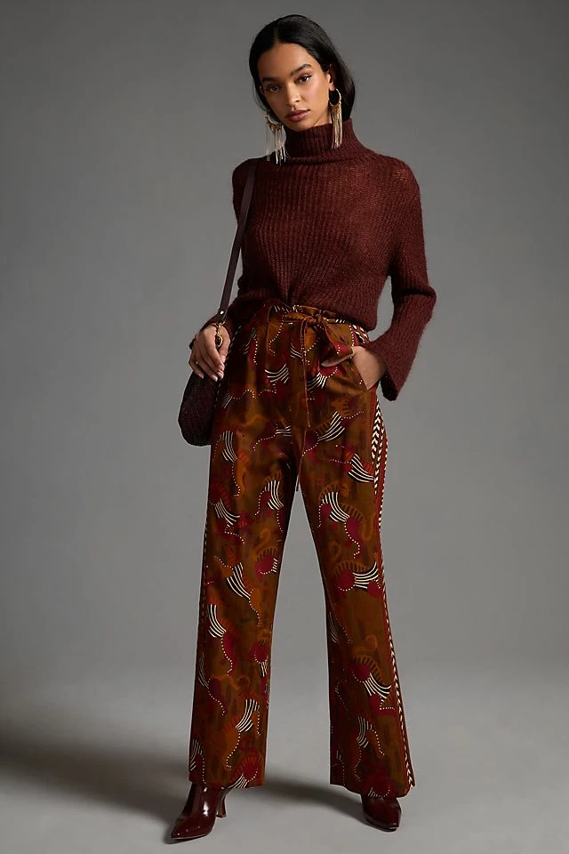 Best Pirce ๐ Farm Rio Printed Wide-Leg Pants BROWN MOTIF ๐ 3 Best Pirce ๐ Farm Rio Printed Wide-Leg Pants BROWN MOTIF ๐