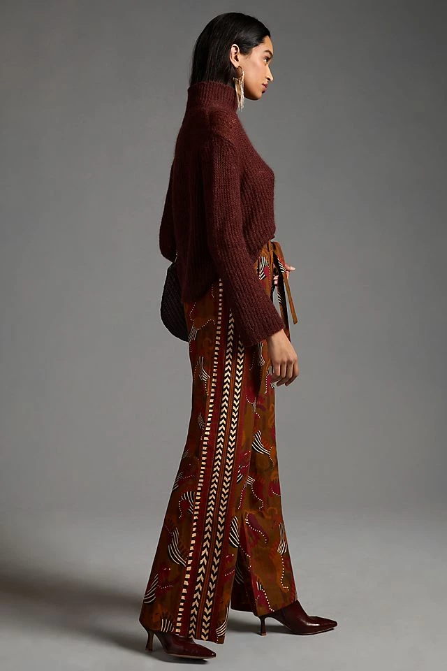 Best Pirce ๐ Farm Rio Printed Wide-Leg Pants BROWN MOTIF ๐ 7 Best Pirce ๐ Farm Rio Printed Wide-Leg Pants BROWN MOTIF ๐ - Image 5