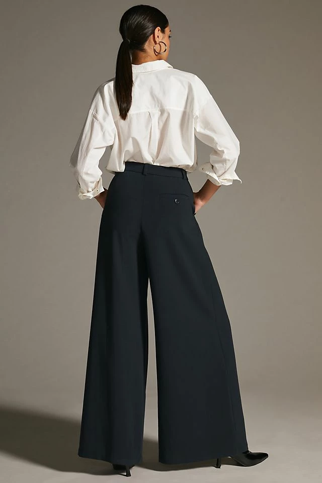 The Avery Pleated Wide-Leg Trousers Discount ???? Maeve The Avery Pleated Wide-Leg Trousers BLACK ???? -PAIGE-shop unnamed file 1589