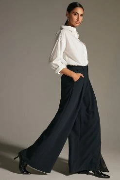 Discount ???? Maeve The Avery Pleated Wide-Leg Trousers BLACK ???? 7 Discount ???? Maeve The Avery Pleated Wide-Leg Trousers BLACK ???? -PAIGE-shop unnamed file 1590