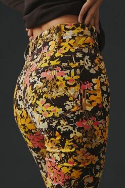 New ???? MOTHER The Hustler High-Rise Corduroy Pants AUTUMN FLORAL ???? 6 New ???? MOTHER The Hustler High-Rise Corduroy Pants AUTUMN FLORAL ???? -PAIGE-shop unnamed file 1605