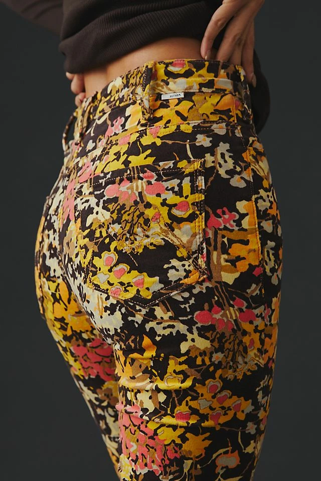 MOTHER The Hustler High-Rise Corduroy Pants New ???? MOTHER The Hustler High-Rise Corduroy Pants AUTUMN FLORAL ???? -PAIGE-shop unnamed file 1605
