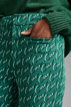 Deals ???? Maeve Essential High-Rise Kick-Flare Pants DARK GREEN ???? -PAIGE-shop unnamed file 1609