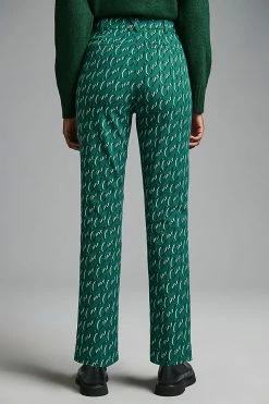 Deals ???? Maeve Essential High-Rise Kick-Flare Pants DARK GREEN ???? -PAIGE-shop unnamed file 1610