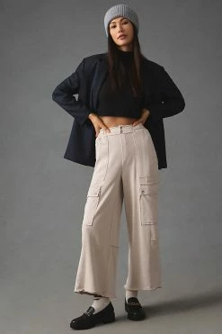 Discount π Daily Practice By Anthropologie Utility Wide-Leg Pants IVORY β€οΈ