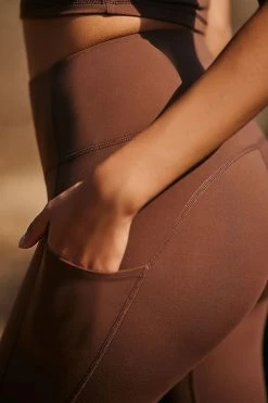 Flash Sale ???? Varley Let's Go Pocket 25 2.0 Leggings BROWN ???? -PAIGE-shop unnamed file 1686