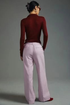 Cheapest ???? Scotch & Soda Low-Rise Wide-Leg Trousers LAVENDER ❤️ 4 Cheapest ???? Scotch & Soda Low-Rise Wide-Leg Trousers LAVENDER ❤️ -PAIGE-shop unnamed file 1689