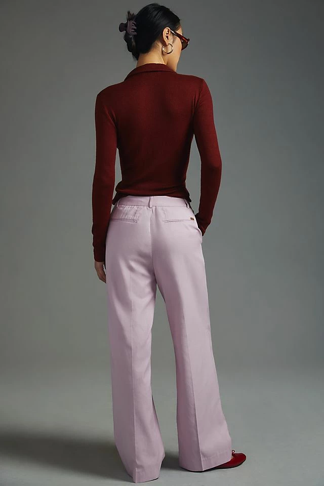 Scotch & Soda Low-Rise Wide-Leg Trousers Cheapest ???? Scotch & Soda Low-Rise Wide-Leg Trousers LAVENDER ❤️ -PAIGE-shop unnamed file 1689