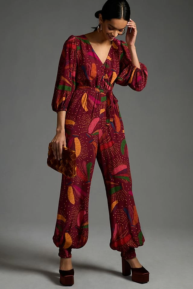 Farm Rio Wrap Jumpsuit New ???? Farm Rio Wrap Jumpsuit RED ???? -PAIGE-shop unnamed file 1691