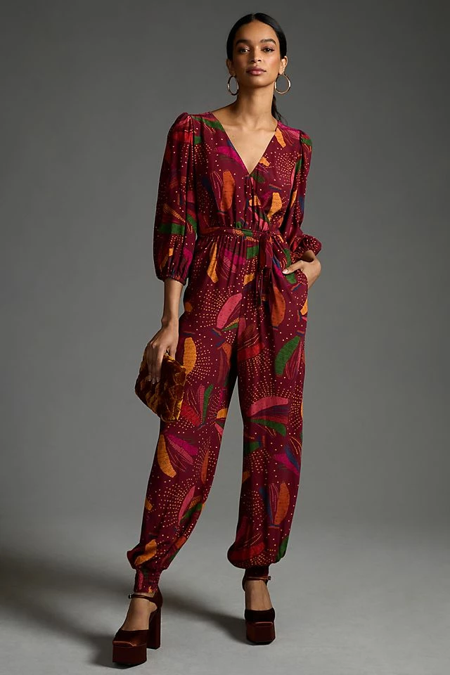 Farm Rio Wrap Jumpsuit New ???? Farm Rio Wrap Jumpsuit RED ???? -PAIGE-shop unnamed file 1692