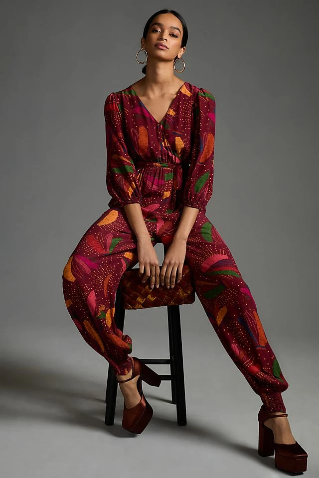 Farm Rio Wrap Jumpsuit New ???? Farm Rio Wrap Jumpsuit RED ???? -PAIGE-shop unnamed file 1695
