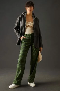 Buy ⭐ Nice Things Plaid Pants GREEN MOTIF ????