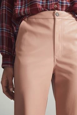 Promo ⌛ En Saison Lana Faux Leather Trousers PINK ???? -PAIGE-shop unnamed file 1720