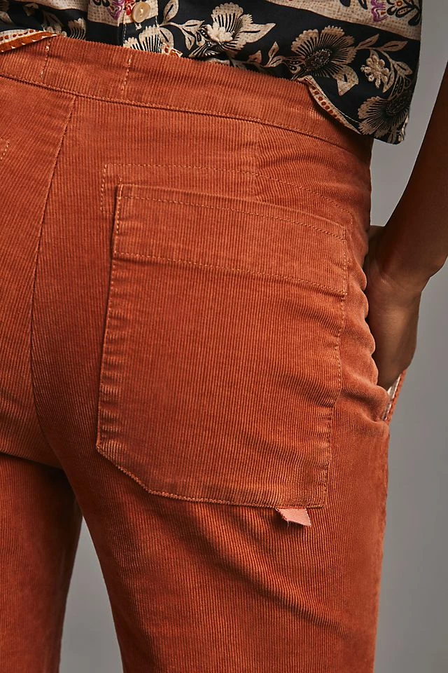 Maeve Wide-Leg Corduroy Trousers Outlet ???? Maeve Wide-Leg Corduroy Trousers ORANGE ???? -PAIGE-shop unnamed file 1735
