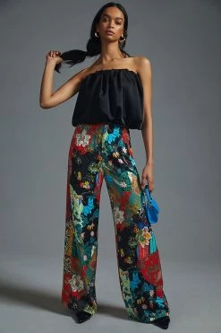 Discount ???? By Anthropologie Silky High-Rise Pants NOVELTY ????