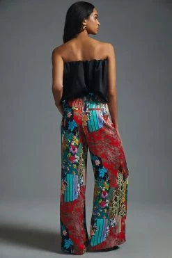 Discount ???? By Anthropologie Silky High-Rise Pants NOVELTY ???? -PAIGE-shop unnamed file 1748