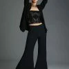 Buy ???? By Anthropologie Flare Pants BLACK MOTIF ???? -PAIGE-shop unnamed file 1751