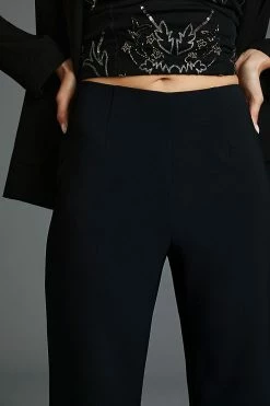 Buy ???? By Anthropologie Flare Pants BLACK MOTIF ???? -PAIGE-shop unnamed file 1754