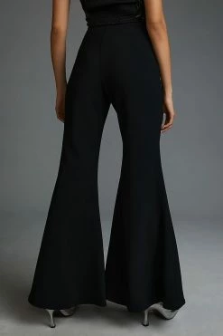 Buy ???? By Anthropologie Flare Pants BLACK MOTIF ???? -PAIGE-shop unnamed file 1755