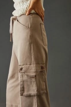 Best deal ???? Pilcro Parachute Cargo Pants NEUTRAL ???? -PAIGE-shop unnamed file 1763