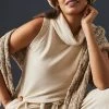 Cheap 👏 Daily Practice By Anthropologie Cowl-Neck Top LIGHT SAND ⌛ -PAIGE-shop unnamed file 177