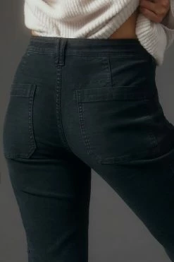 Cheapest ⭐ Pilcro Mid-Rise Slim Puddle Cargo Pants CARBON ???? -PAIGE-shop unnamed file 1779