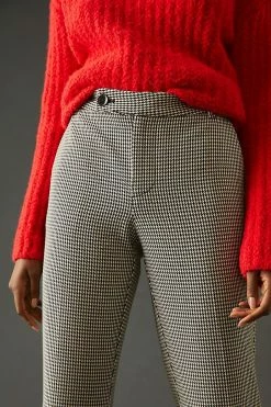 Cheap ???? Maeve Low-Slung Flared Trousers BLACK MOTIF ???? -PAIGE-shop unnamed file 1783