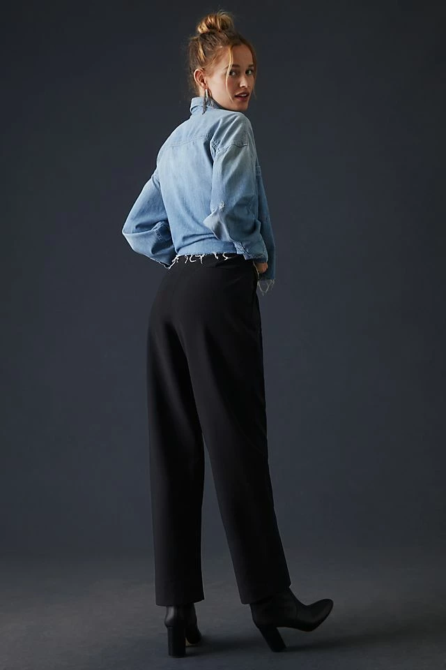 Top 10 🎉 Exquise Straight-Leg Trousers BLACK 💯 7 Top 10 🎉 Exquise Straight-Leg Trousers BLACK 💯 - Image 5