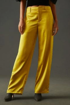 Buy 👏 Rag & Bone Dylan Satin Pants YELLOW ✨ -PAIGE-shop unnamed file 1824