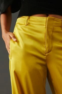 Buy 👏 Rag & Bone Dylan Satin Pants YELLOW ✨ -PAIGE-shop unnamed file 1825