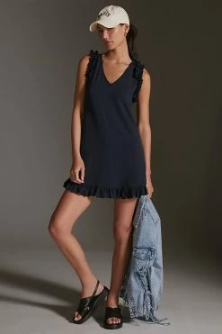 New 😀 Sundays Shawn Mini 👗 Dress NAVY 👏 -PAIGE-shop unnamed file 184