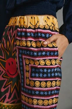 Buy ???? Farm Rio Patchwork Tapestry Pants YELLOW MOTIF ???? -PAIGE-shop unnamed file 1866