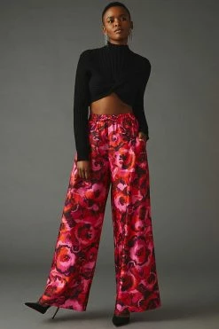 Buy ???? Essentiel Antwerp Croatia Pants RED MOTIF ????