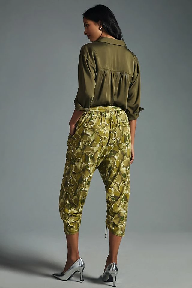 Daily Practice by Anthropologie Arid Crop Pants New ???? Daily Practice By Anthropologie Arid Crop Pants GREEN MOTIF ???? -PAIGE-shop unnamed file 19