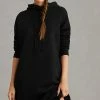 Brand new ???? Velvet By Graham & Spencer Sweatshirt Midi ???? Dress BLACK ⌛ -PAIGE-shop unnamed file 191