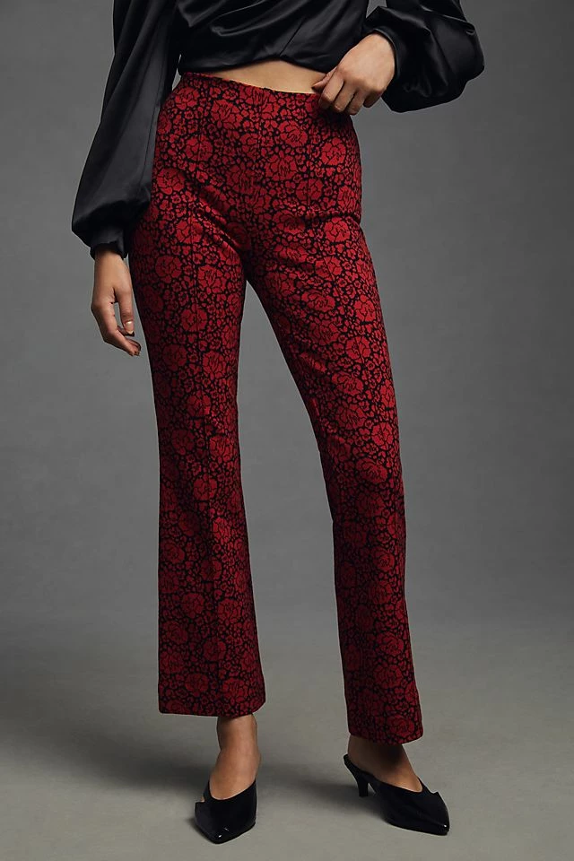Maeve The Margot Kick-Flare Cropped Pants Brand new ⌛ Maeve The Margot Kick-Flare Cropped Pants RED MOTIF ???? -PAIGE-shop unnamed file 1913