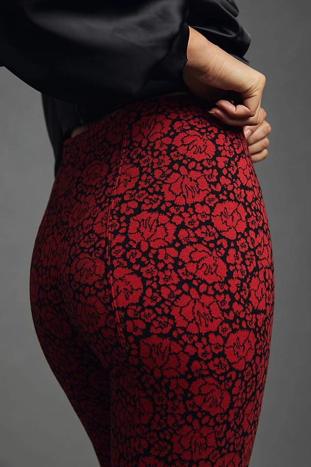 Maeve The Margot Kick-Flare Cropped Pants Brand new ⌛ Maeve The Margot Kick-Flare Cropped Pants RED MOTIF ???? -PAIGE-shop unnamed file 1915