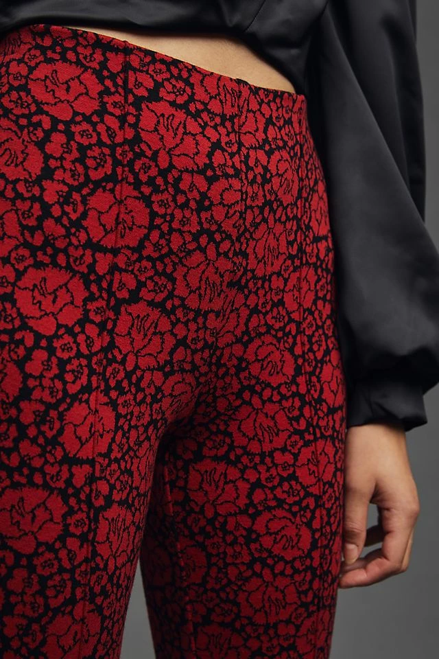 Maeve The Margot Kick-Flare Cropped Pants Brand new ⌛ Maeve The Margot Kick-Flare Cropped Pants RED MOTIF ???? -PAIGE-shop unnamed file 1916