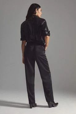 Best reviews of 💯 Good American Satin Trousers BLACK 🧨 -PAIGE-shop unnamed file 1926