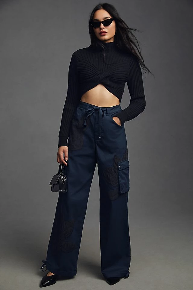 Pilcro Parachute Pants New ???? Pilcro Parachute Pants NAVY ???? -PAIGE-shop unnamed file 1959