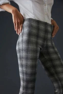 Best deal ⭐ Maeve Plaid Bootcut Pants BLACK MOTIF ❤️ -PAIGE-shop unnamed file 2003