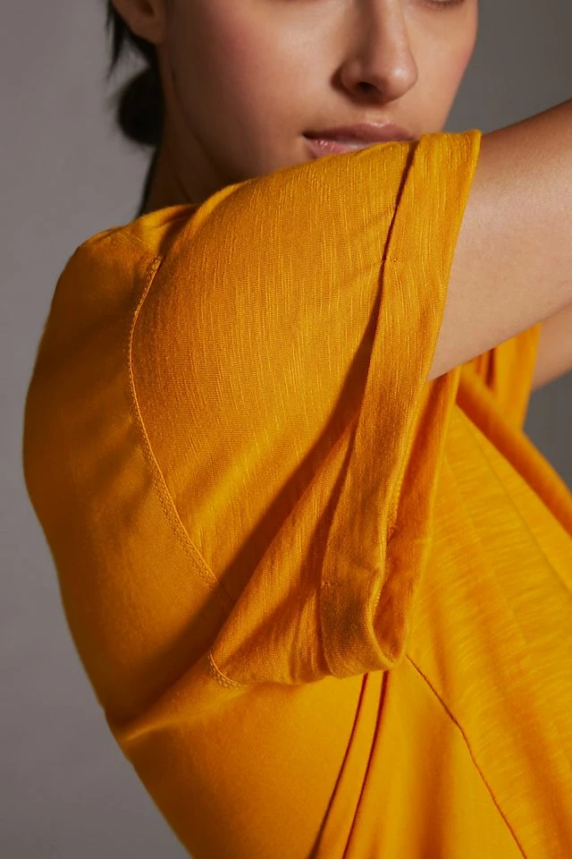 Buy 🌟 Daily Practice By Anthropologie The Ossa V-Neck Top DARK YELLOW ⌛ 4 Buy 🌟 Daily Practice By Anthropologie The Ossa V-Neck Top DARK YELLOW ⌛ - Image 2