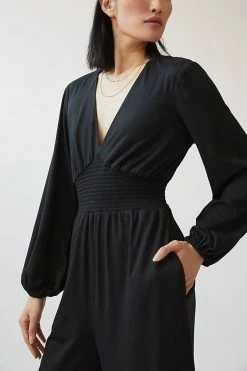 Brand new ❤️ Hutch Wide-Leg V-Neck Jumpsuit BLACK ???? -PAIGE-shop unnamed file 2030